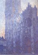 Claude Monet Rouen Cathedral Facade and Tour d-Albane oil on canvas